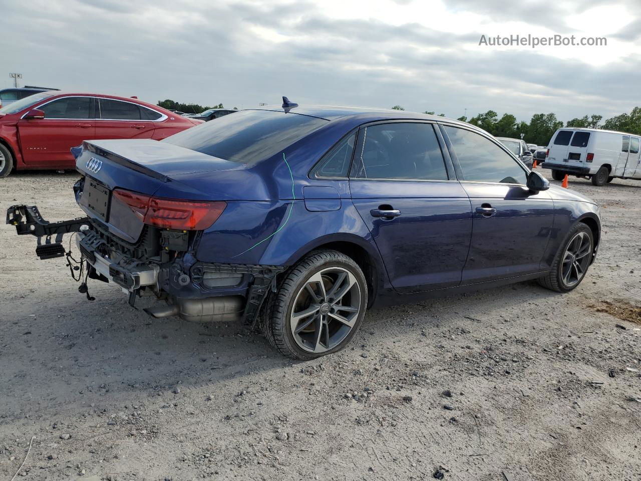 2019 Audi A4 Premium Blue vin: WAUGMAF42KA120220