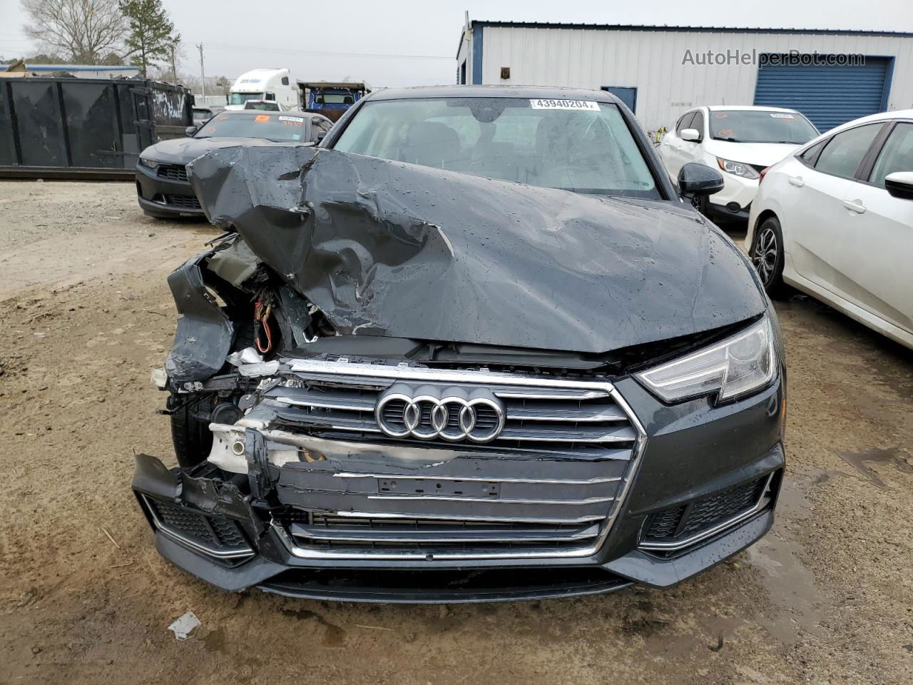 2019 Audi A4 Premium Gray vin: WAUGMAF42KN007232