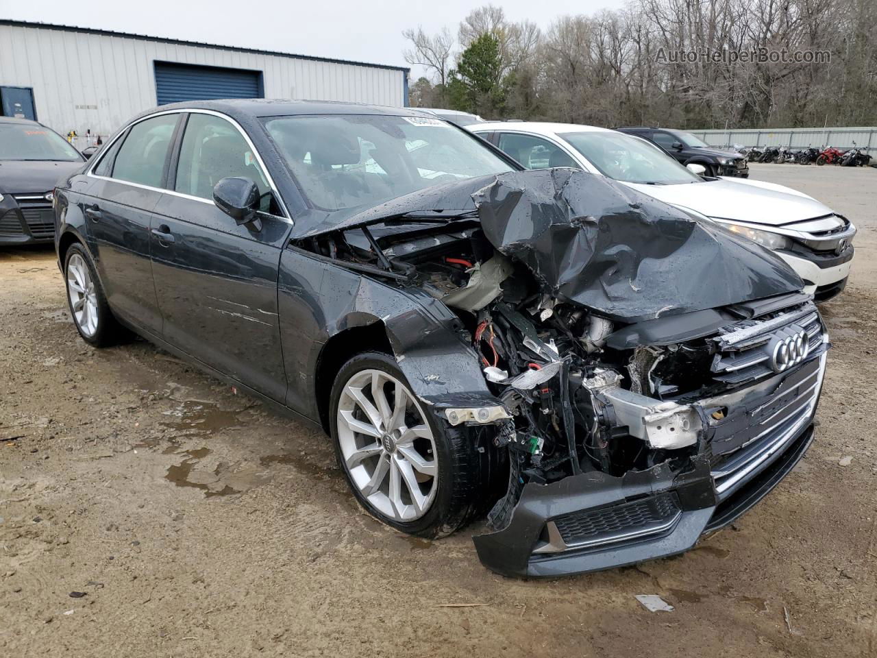 2019 Audi A4 Premium Gray vin: WAUGMAF42KN007232