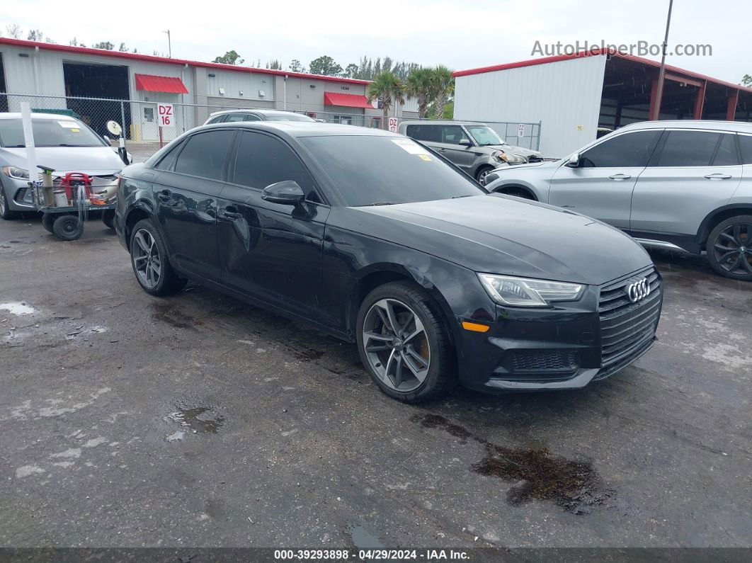 2019 Audi A4 40 Premium/40 Titanium Premium Черный vin: WAUGMAF42KN020921