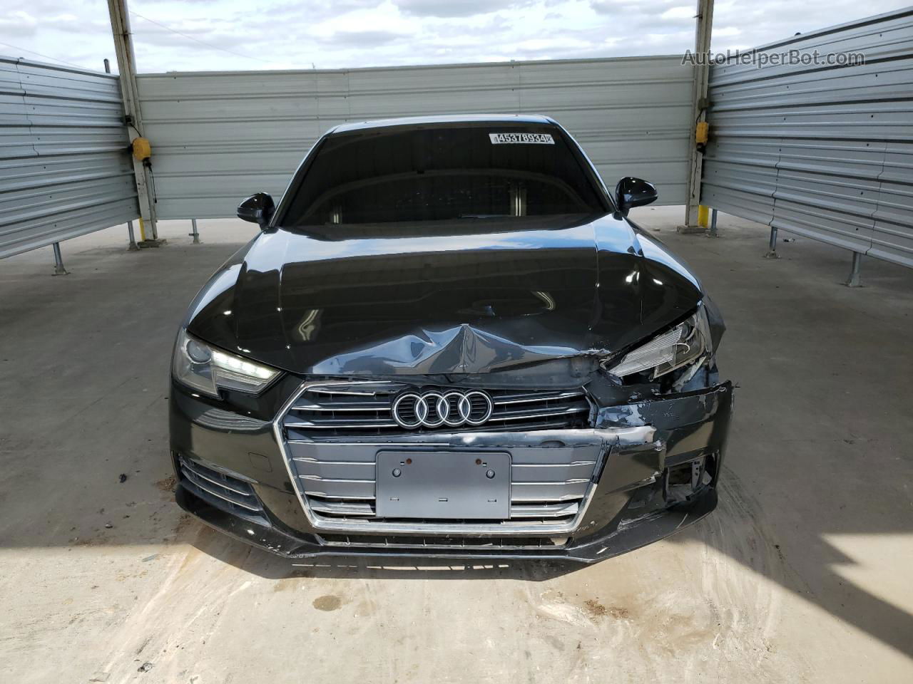 2017 Audi A4 Ultra Premium Gray vin: WAUGMAF43HN045450