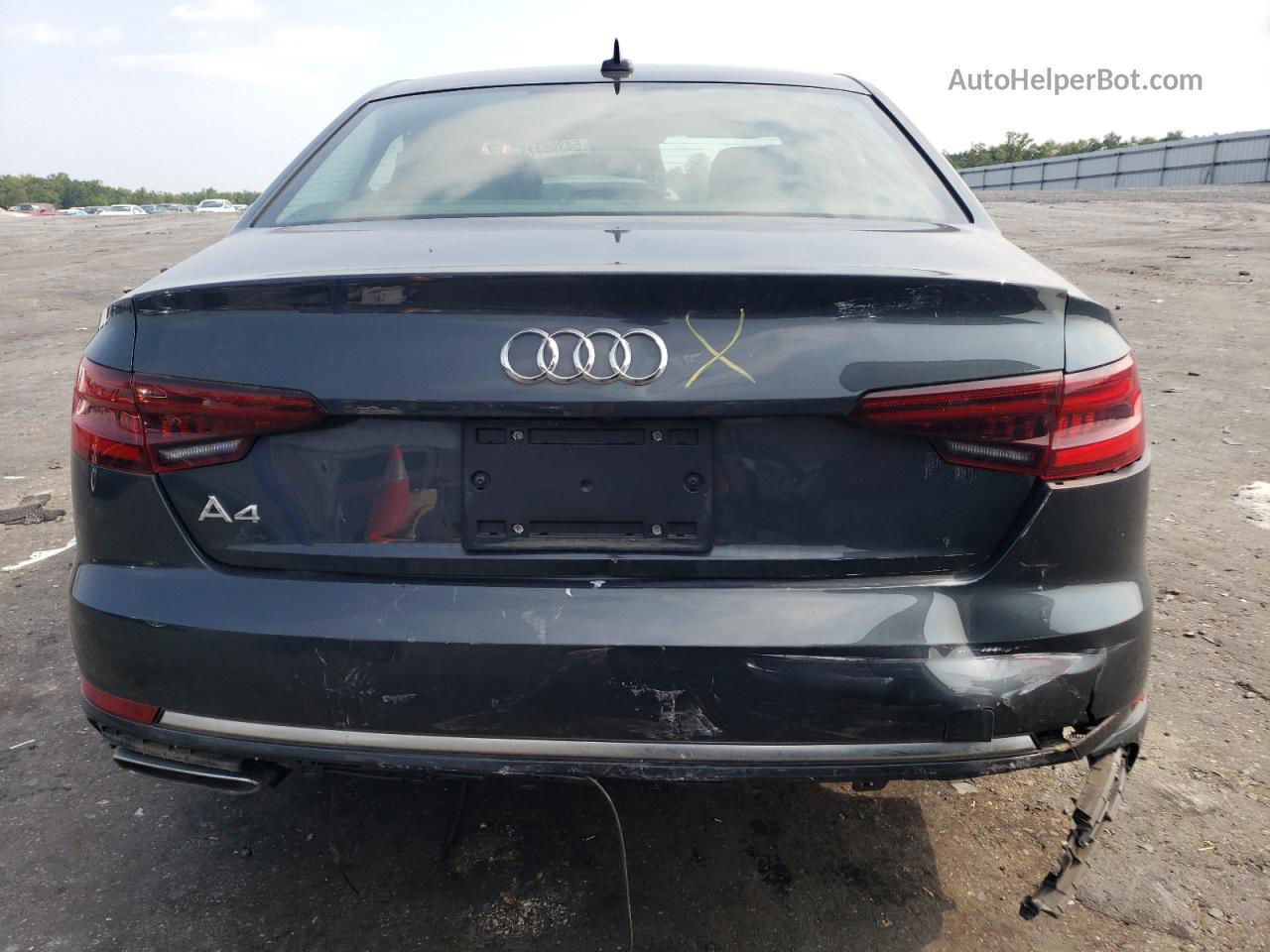 2019 Audi A4 Premium Gray vin: WAUGMAF43KA035094