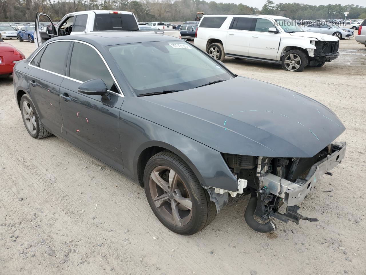 2019 Audi A4 Premium Gray vin: WAUGMAF43KN007577