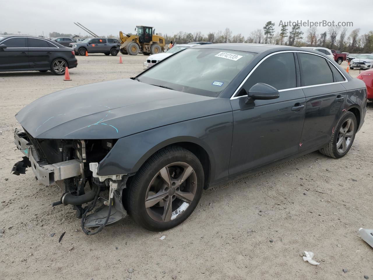 2019 Audi A4 Premium Gray vin: WAUGMAF43KN007577