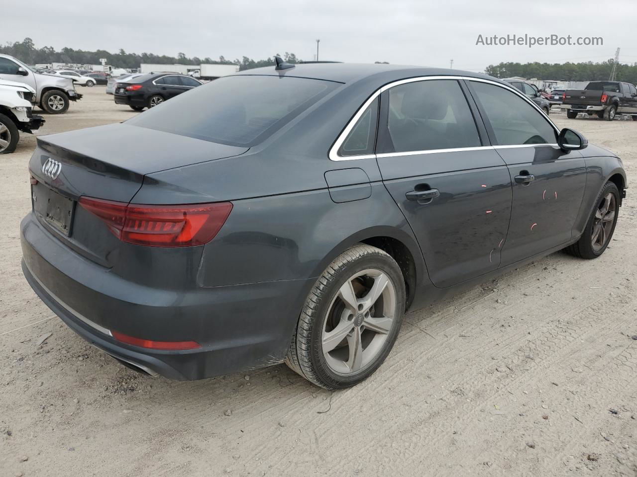 2019 Audi A4 Premium Серый vin: WAUGMAF43KN007577