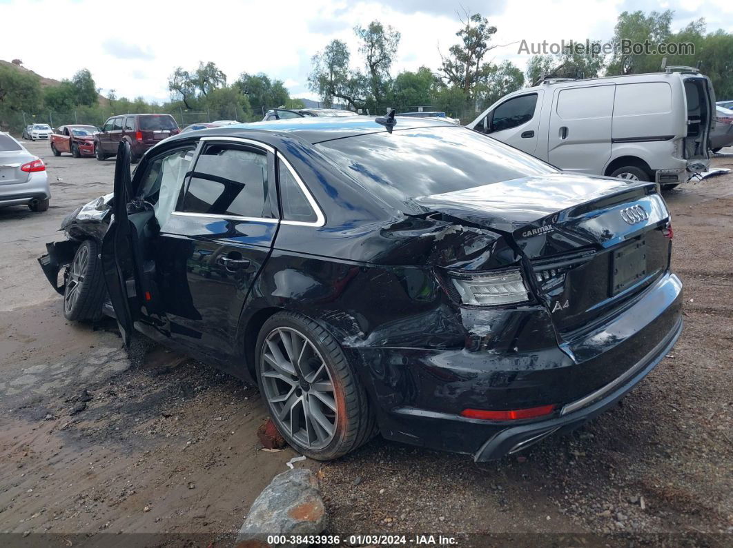 2019 Audi A4 40 Premium/40 Titanium Premium Black vin: WAUGMAF43KN008163