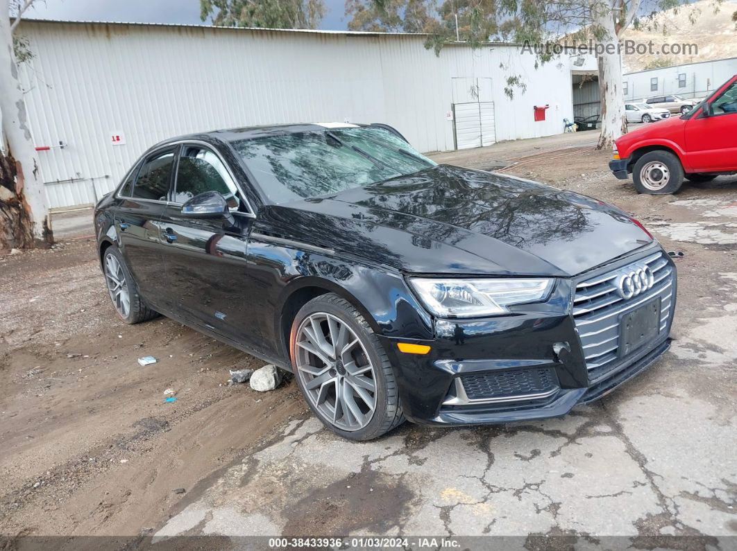 2019 Audi A4 40 Premium/40 Titanium Premium Black vin: WAUGMAF43KN008163