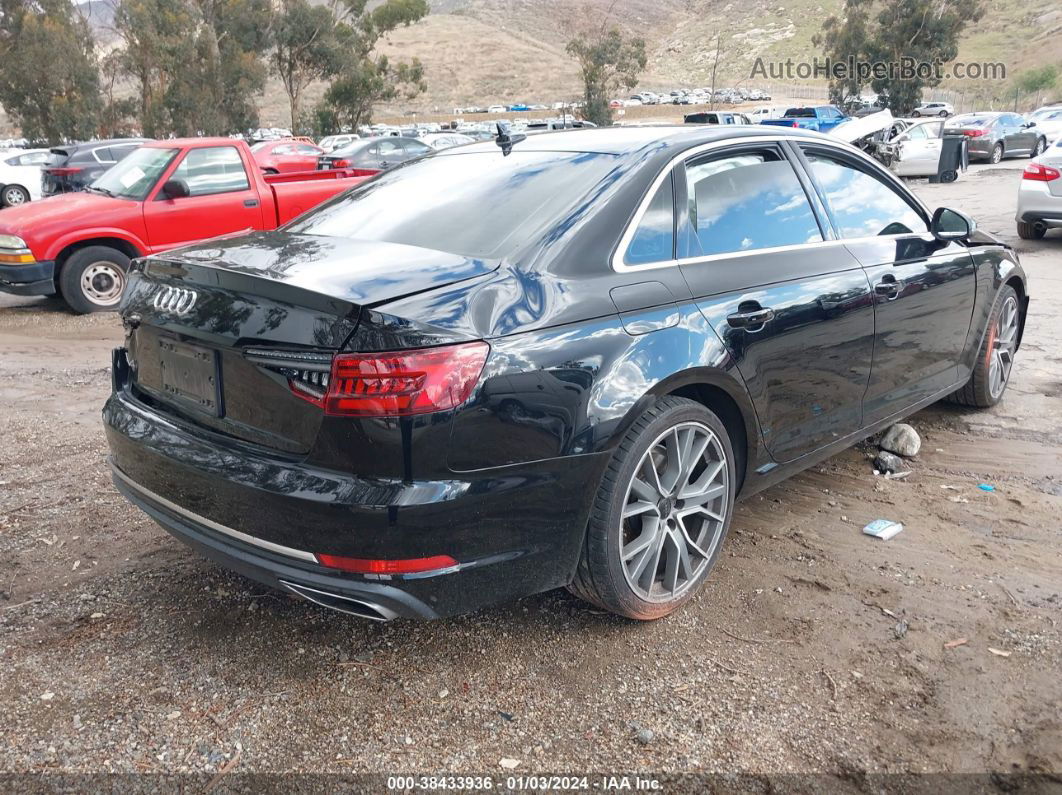 2019 Audi A4 40 Premium/40 Titanium Premium Черный vin: WAUGMAF43KN008163