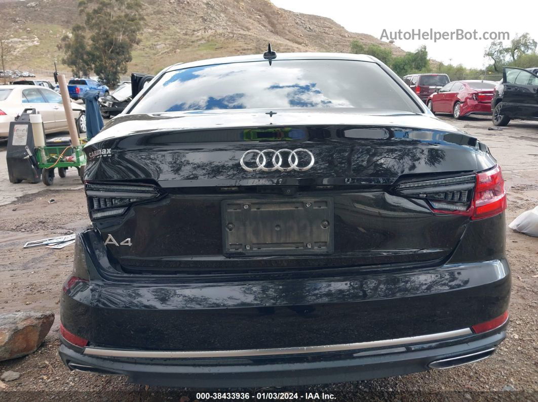 2019 Audi A4 40 Premium/40 Titanium Premium Black vin: WAUGMAF43KN008163