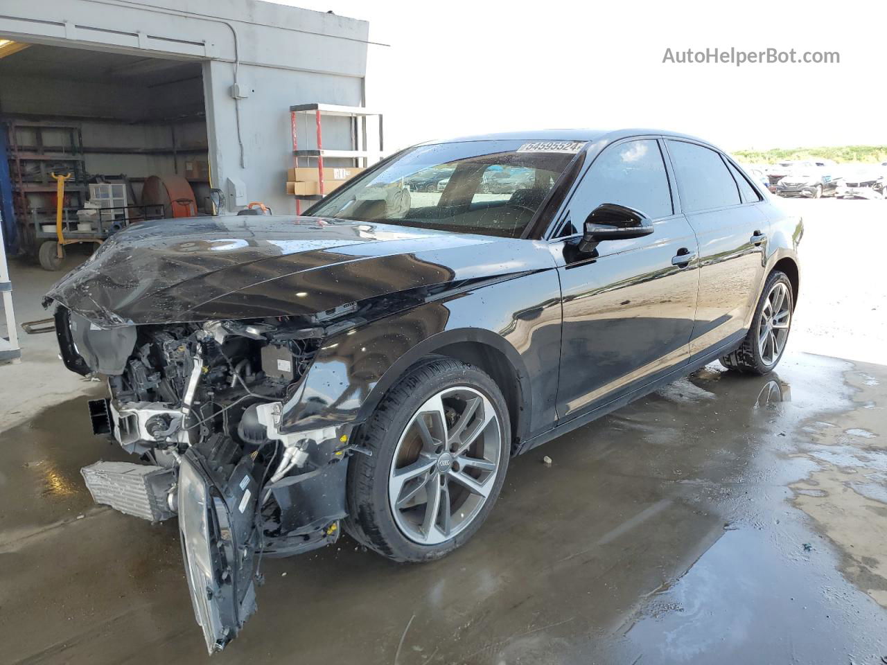 2019 Audi A4 Premium Black vin: WAUGMAF43KN015629