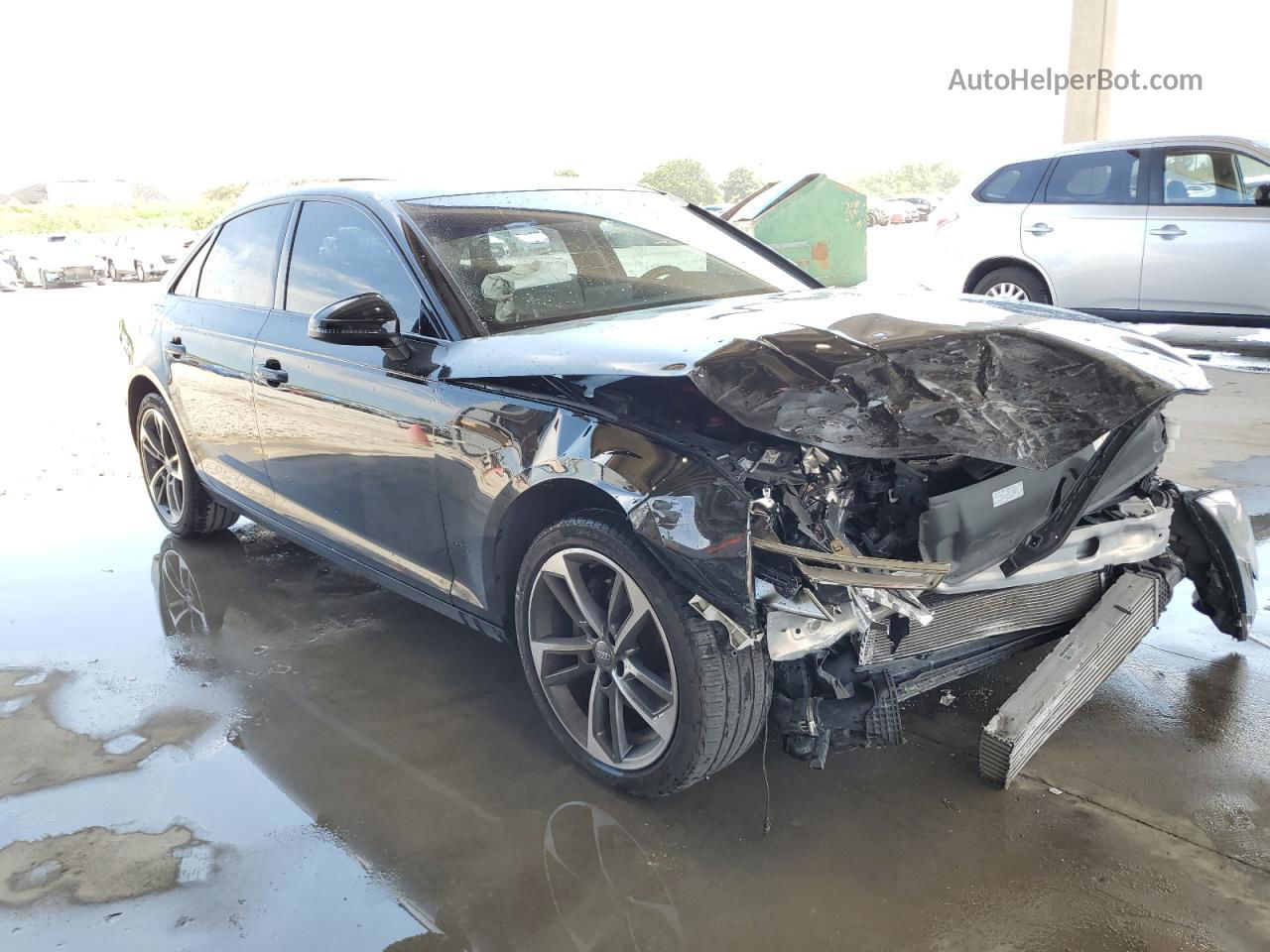 2019 Audi A4 Premium Black vin: WAUGMAF43KN015629