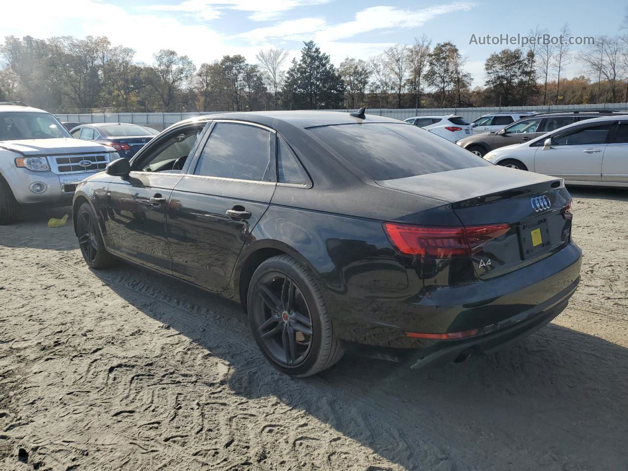 2017 Audi A4 Ultra Premium Черный vin: WAUGMAF44HN061835