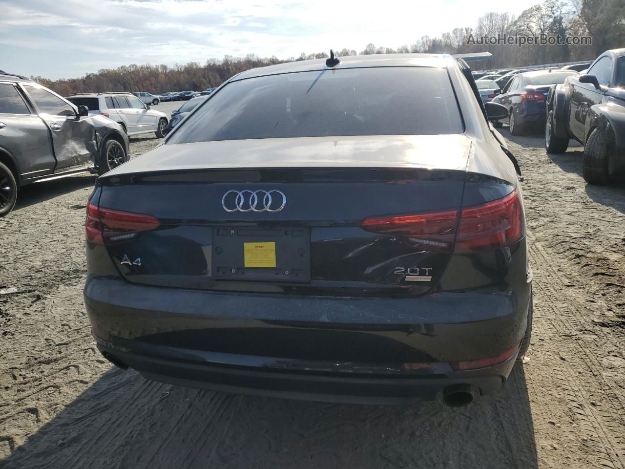 2017 Audi A4 Ultra Premium Black vin: WAUGMAF44HN061835