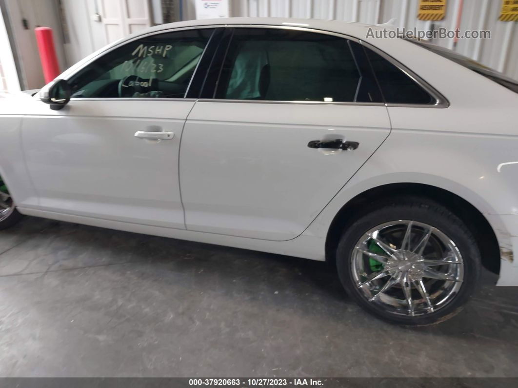 2019 Audi A4 40 Premium/40 Titanium Premium White vin: WAUGMAF44KA043530