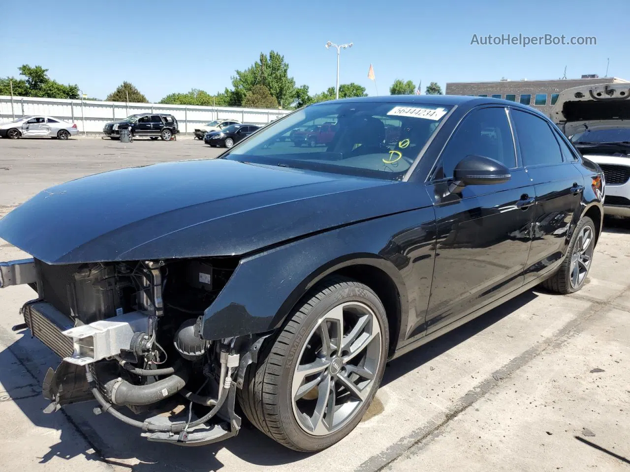 2019 Audi A4 Premium Black vin: WAUGMAF44KA111387