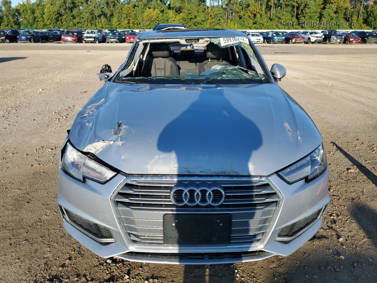 2019 Audi A4 Premium Silver vin: WAUGMAF44KN011153