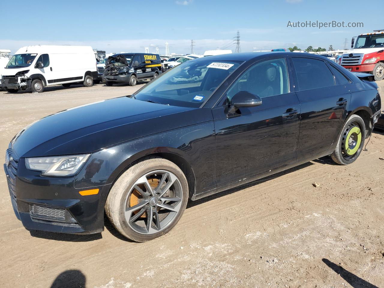 2019 Audi A4 Premium Black vin: WAUGMAF44KN018295