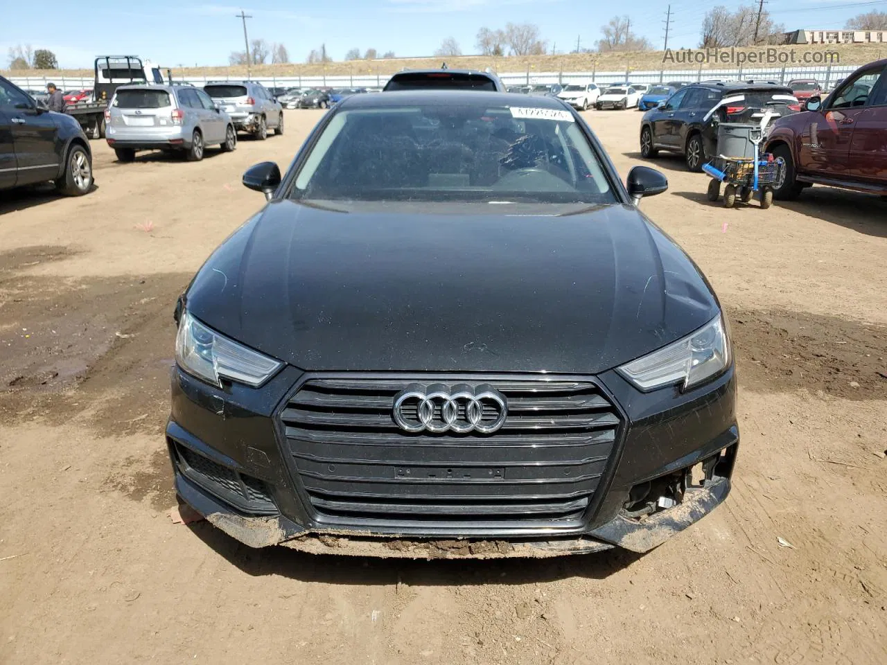 2019 Audi A4 Premium Black vin: WAUGMAF45KA120227