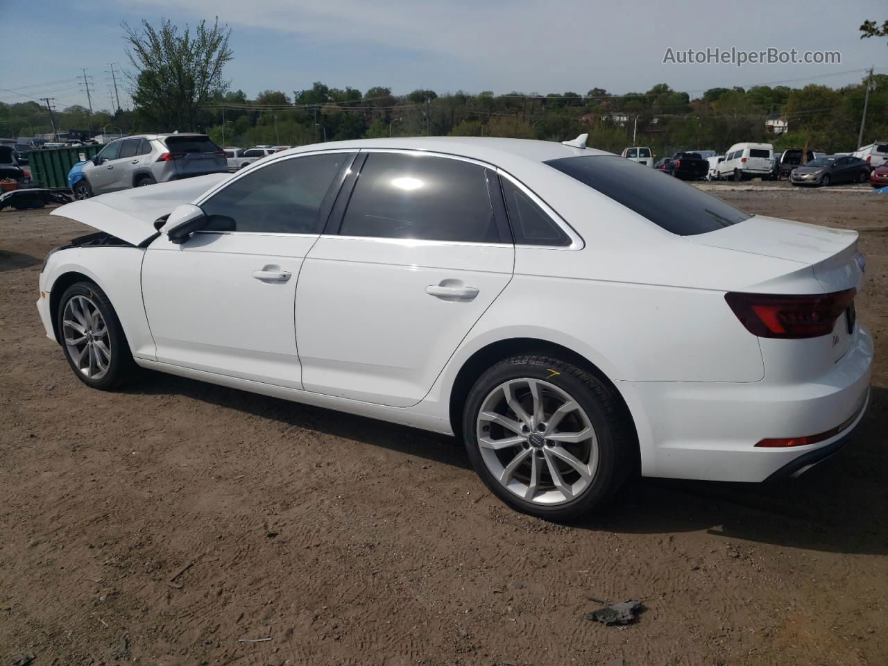 2019 Audi A4 Premium Белый vin: WAUGMAF45KN006592