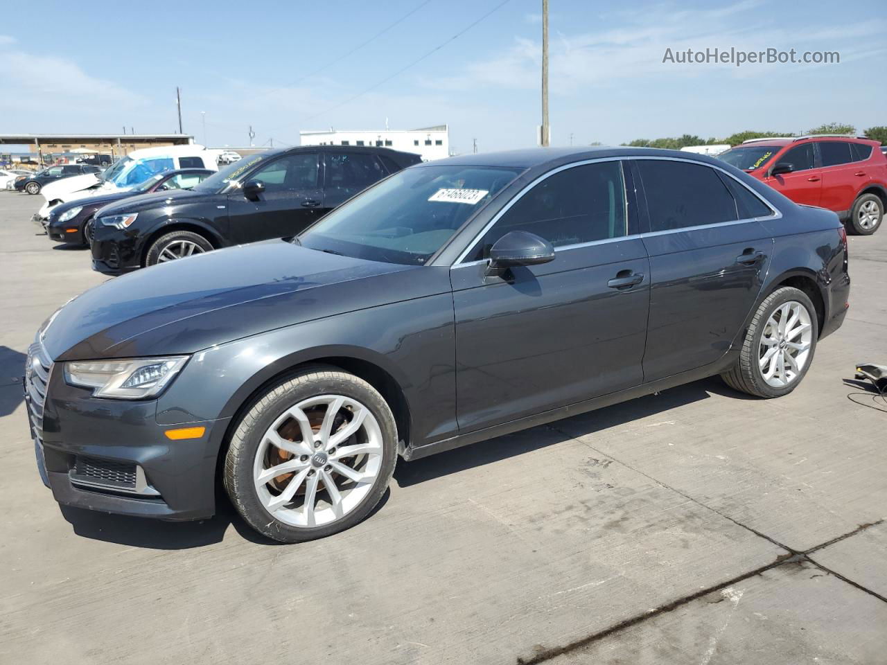 2019 Audi A4 Premium Gray vin: WAUGMAF45KN007080