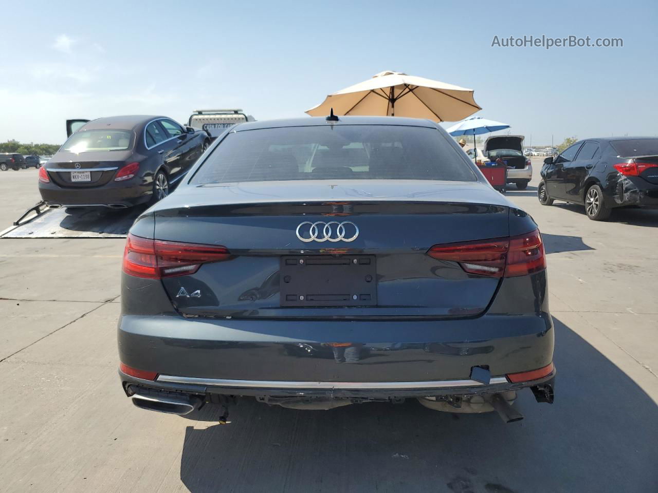 2019 Audi A4 Premium Gray vin: WAUGMAF45KN007080