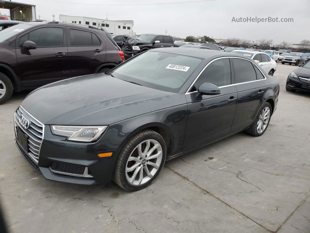 2019 Audi A4 Premium Gray vin: WAUGMAF45KN007080