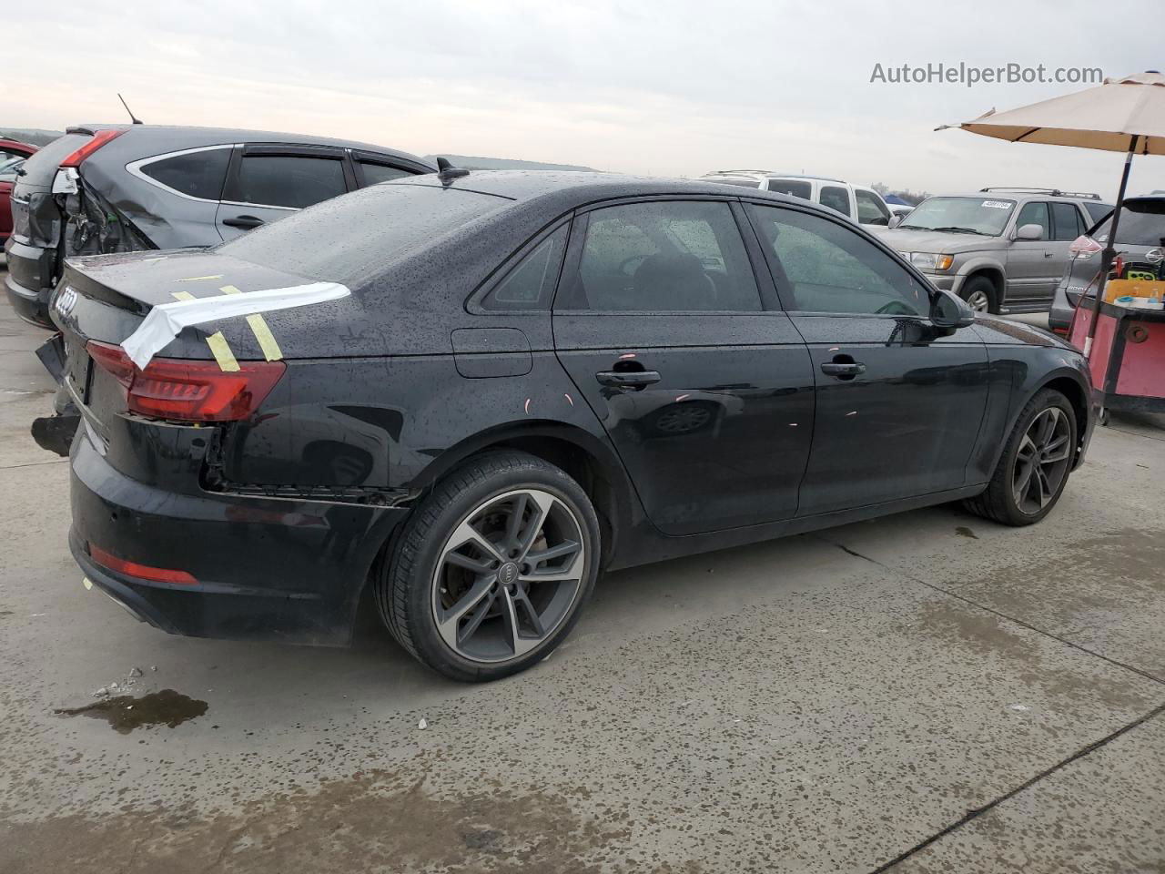 2019 Audi A4 Premium Черный vin: WAUGMAF45KN015440