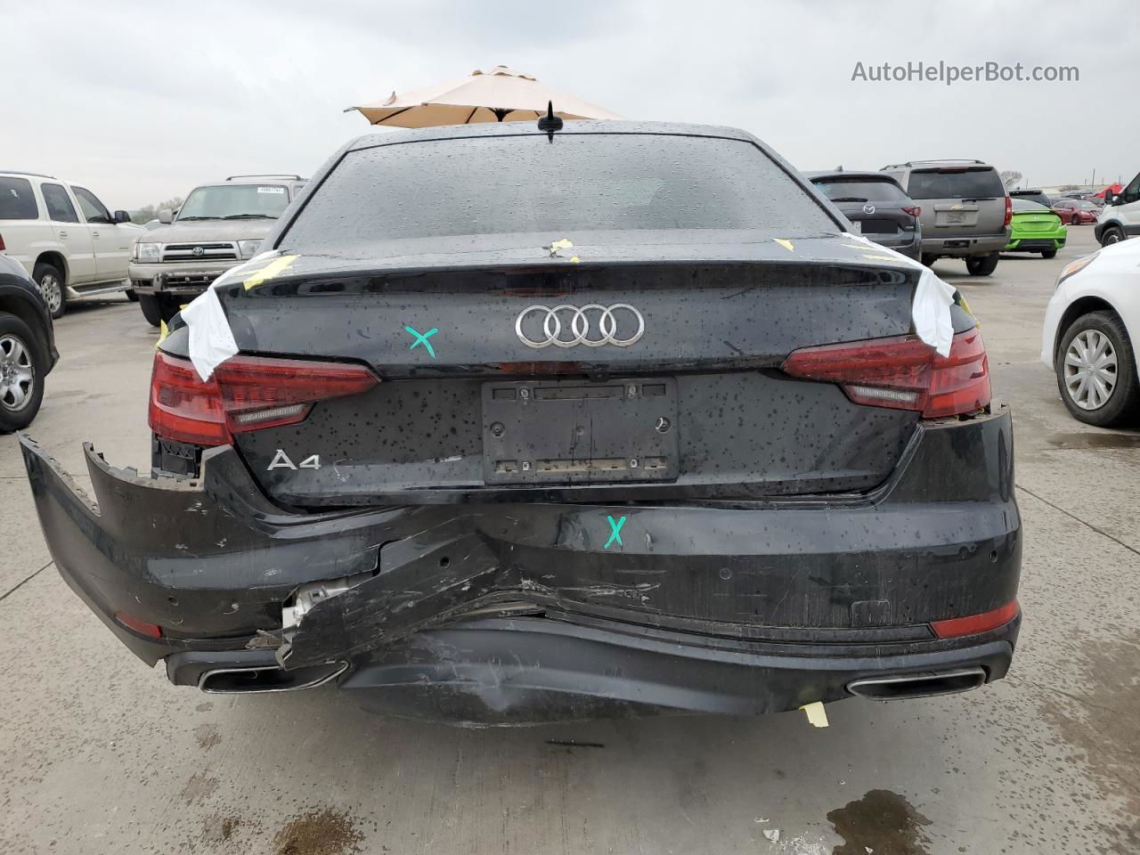 2019 Audi A4 Premium Black vin: WAUGMAF45KN015440