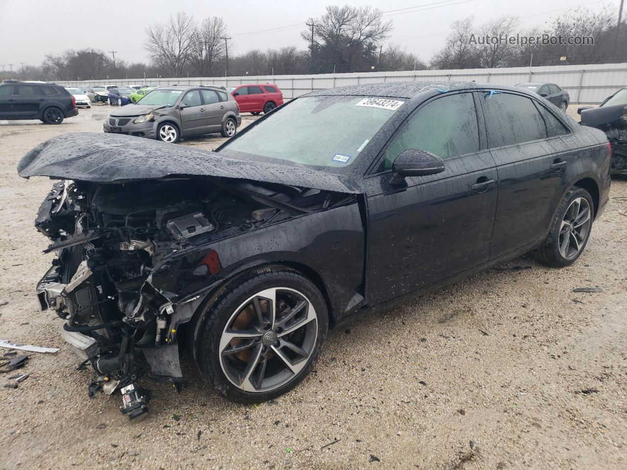 2019 Audi A4 Premium Black vin: WAUGMAF45KN022050