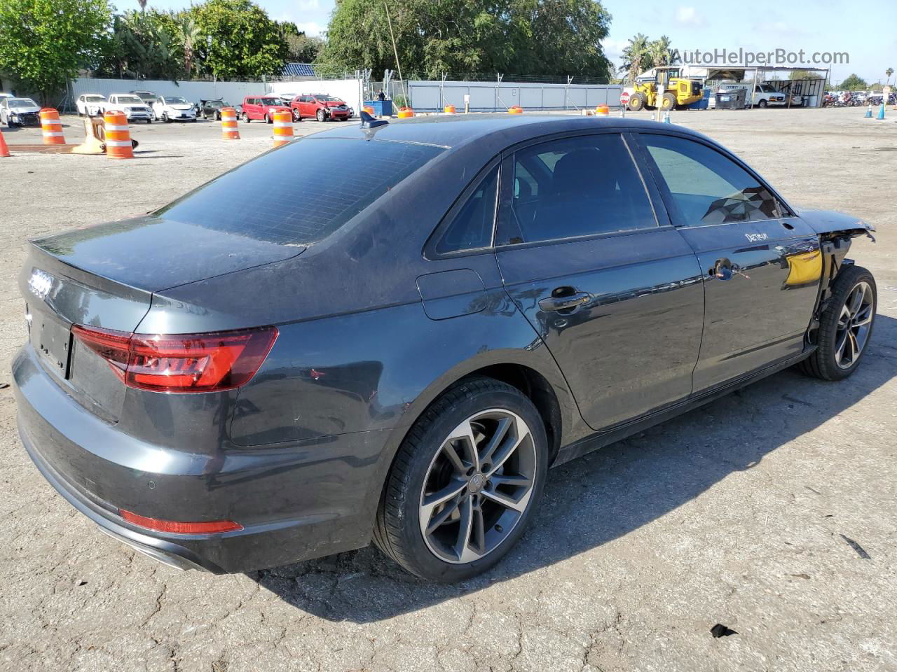 2019 Audi A4 Premium Gray vin: WAUGMAF45KN022324