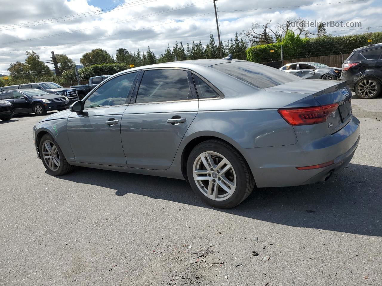 2017 Audi A4 Ultra Premium Gray vin: WAUGMAF46HN043451