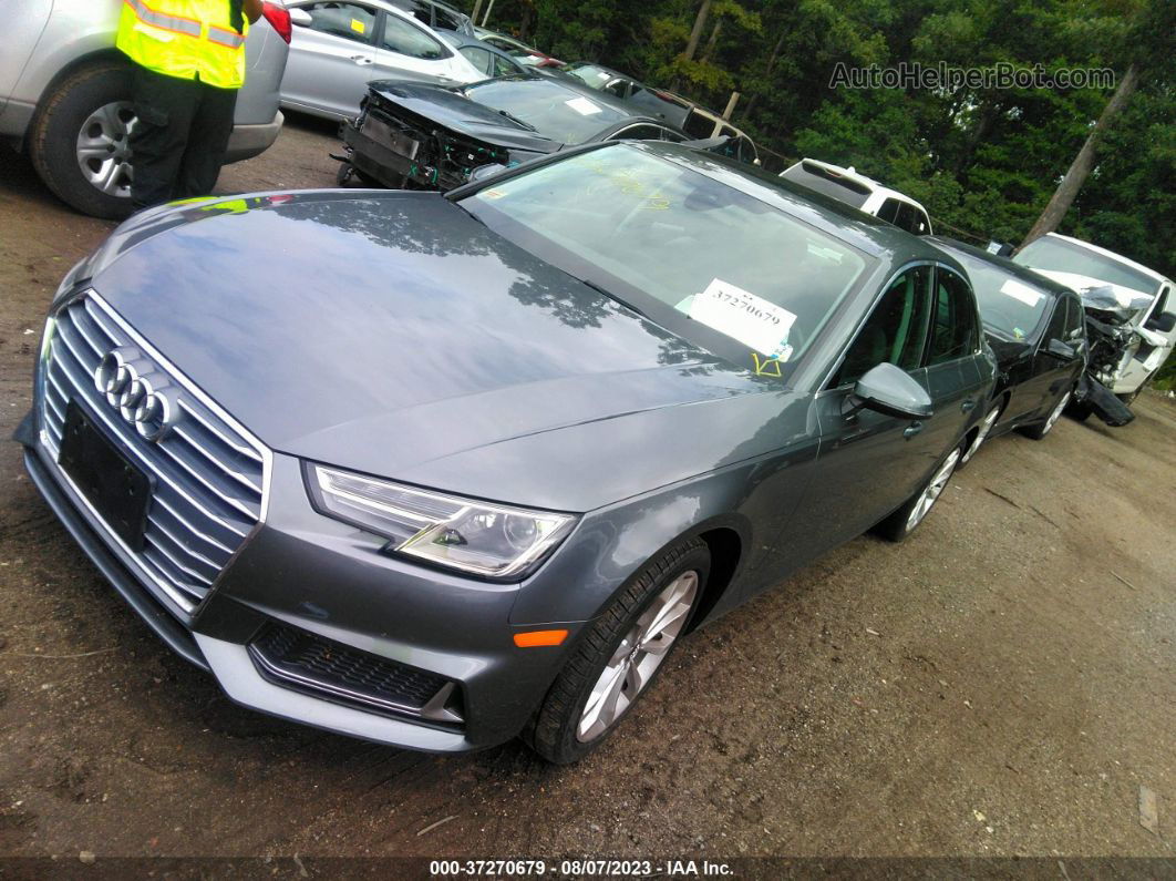 2019 Audi A4 40 Premium/40 Titanium Premium Gray vin: WAUGMAF46KA015728