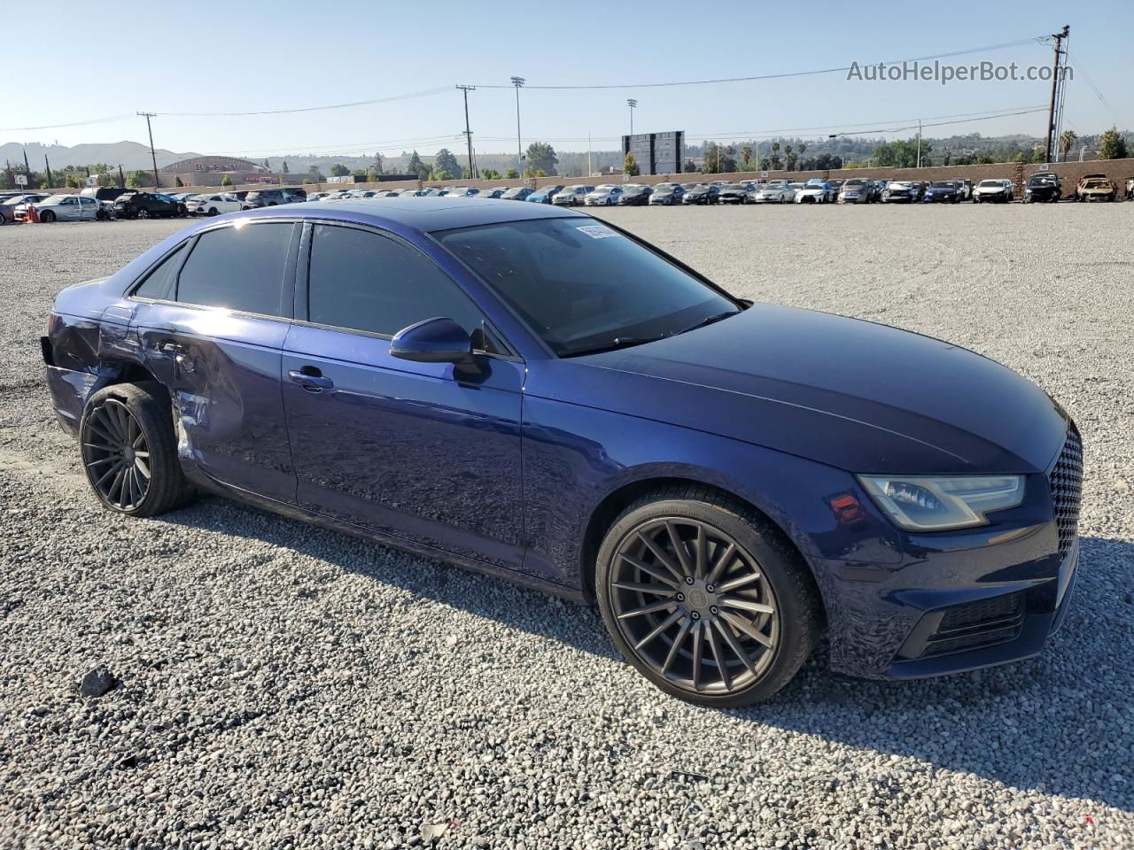 2019 Audi A4 Premium Blue vin: WAUGMAF46KN012062