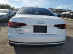 2019 Audi A4 Premium White vin: WAUGMAF46KN020520