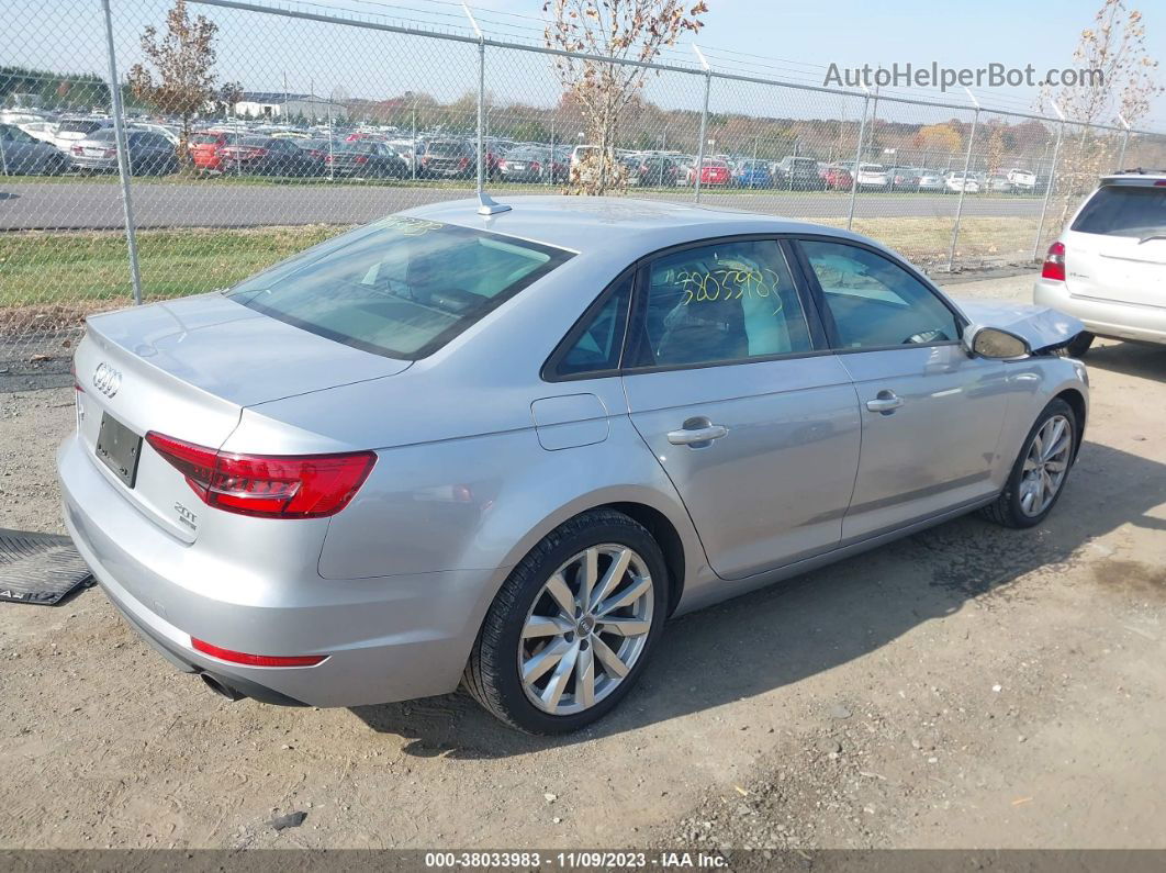 2017 Audi A4 2.0t Ultra Premium Silver vin: WAUGMAF47HA176002