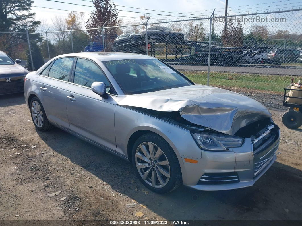 2017 Audi A4 2.0t Ultra Premium Silver vin: WAUGMAF47HA176002