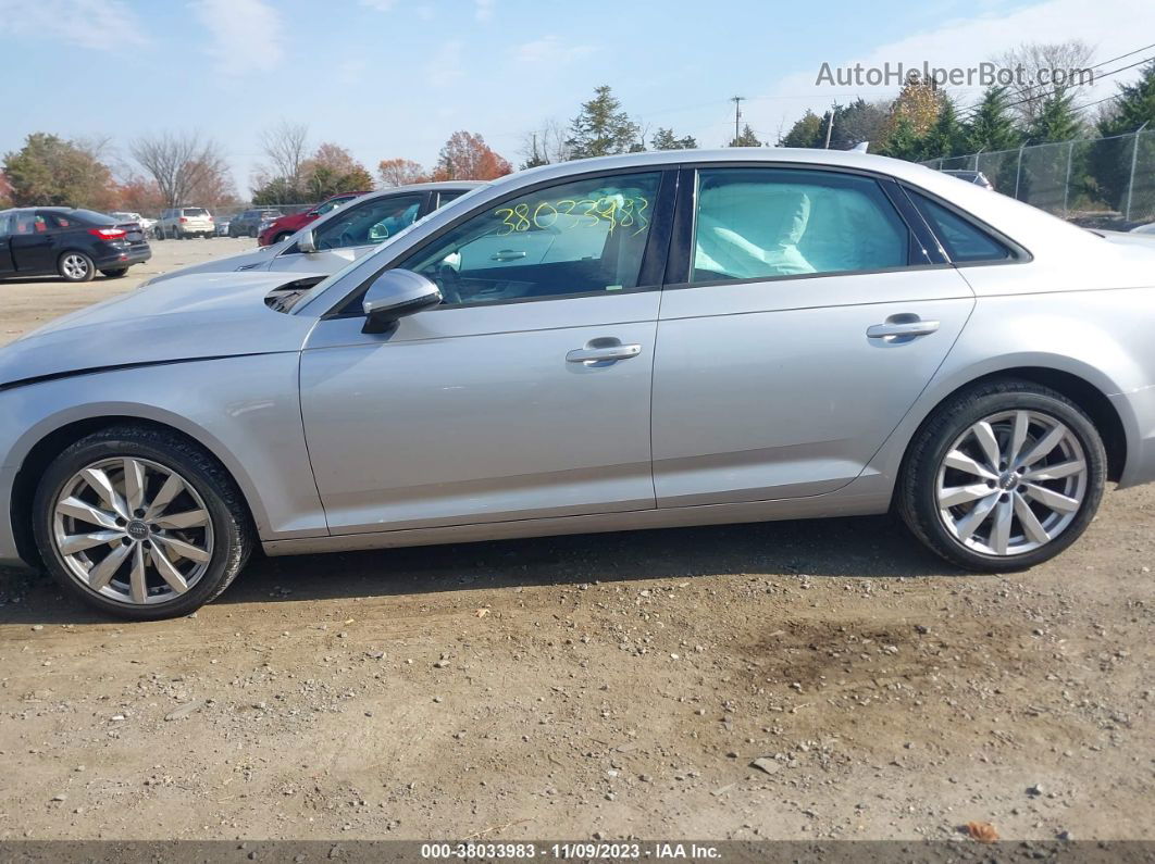 2017 Audi A4 2.0t Ultra Premium Silver vin: WAUGMAF47HA176002