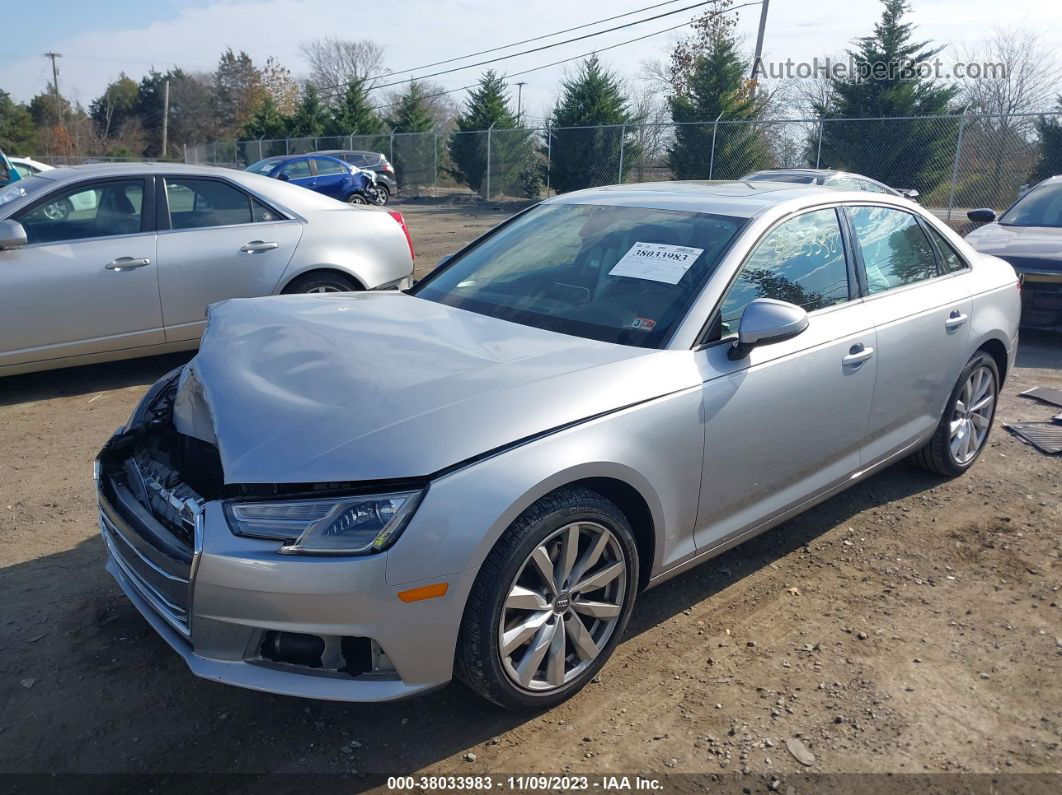 2017 Audi A4 2.0t Ultra Premium Silver vin: WAUGMAF47HA176002