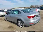 2017 Audi A4 2.0t Ultra Premium Silver vin: WAUGMAF47HA176002