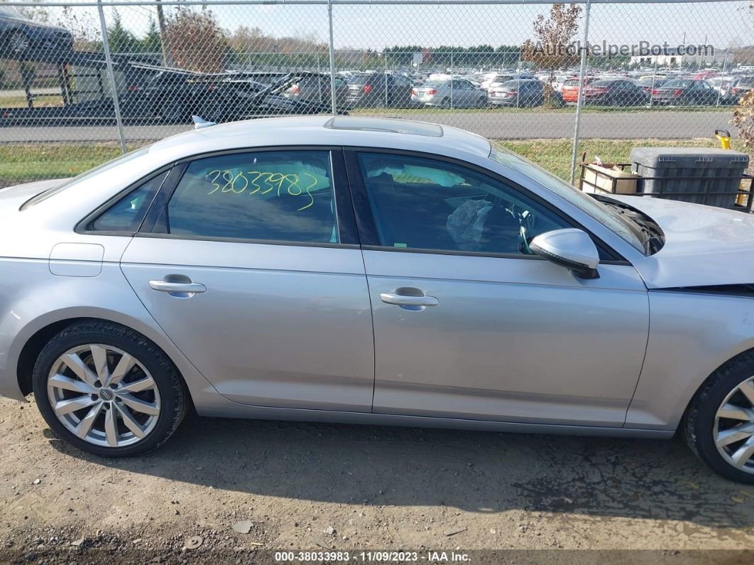 2017 Audi A4 2.0t Ultra Premium Silver vin: WAUGMAF47HA176002