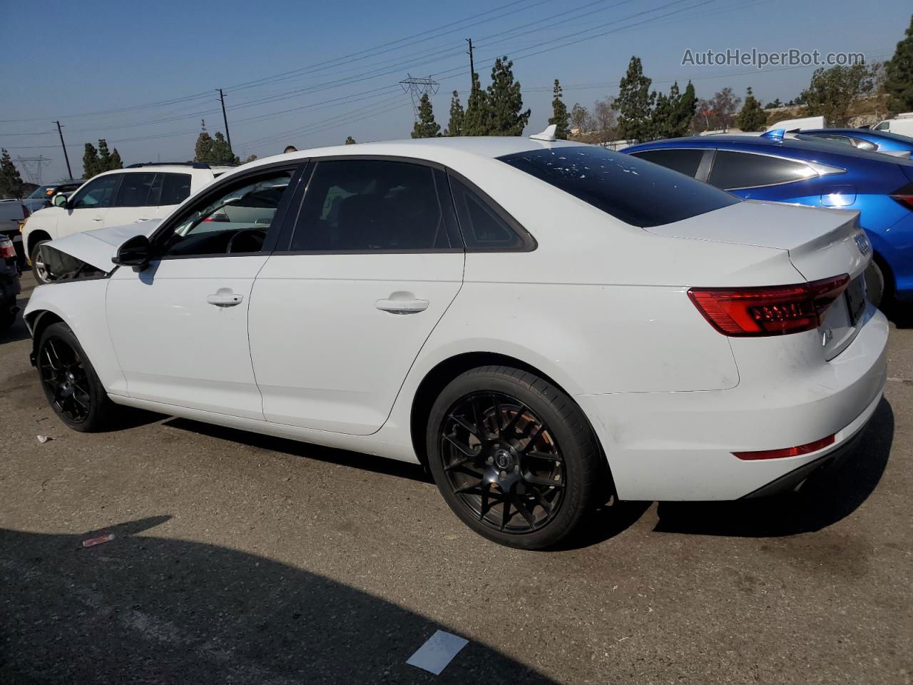 2017 Audi A4 Ultra Premium White vin: WAUGMAF47HN030739