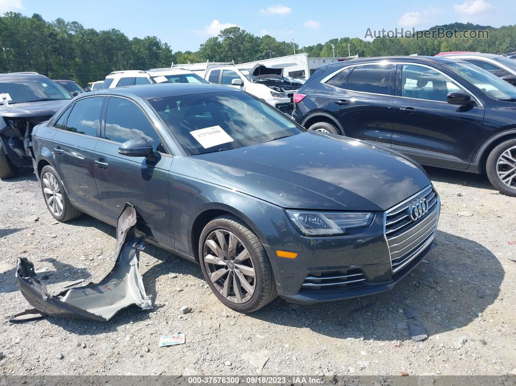 2017 Audi A4 2.0t Ultra Premium Gray vin: WAUGMAF47HN067340