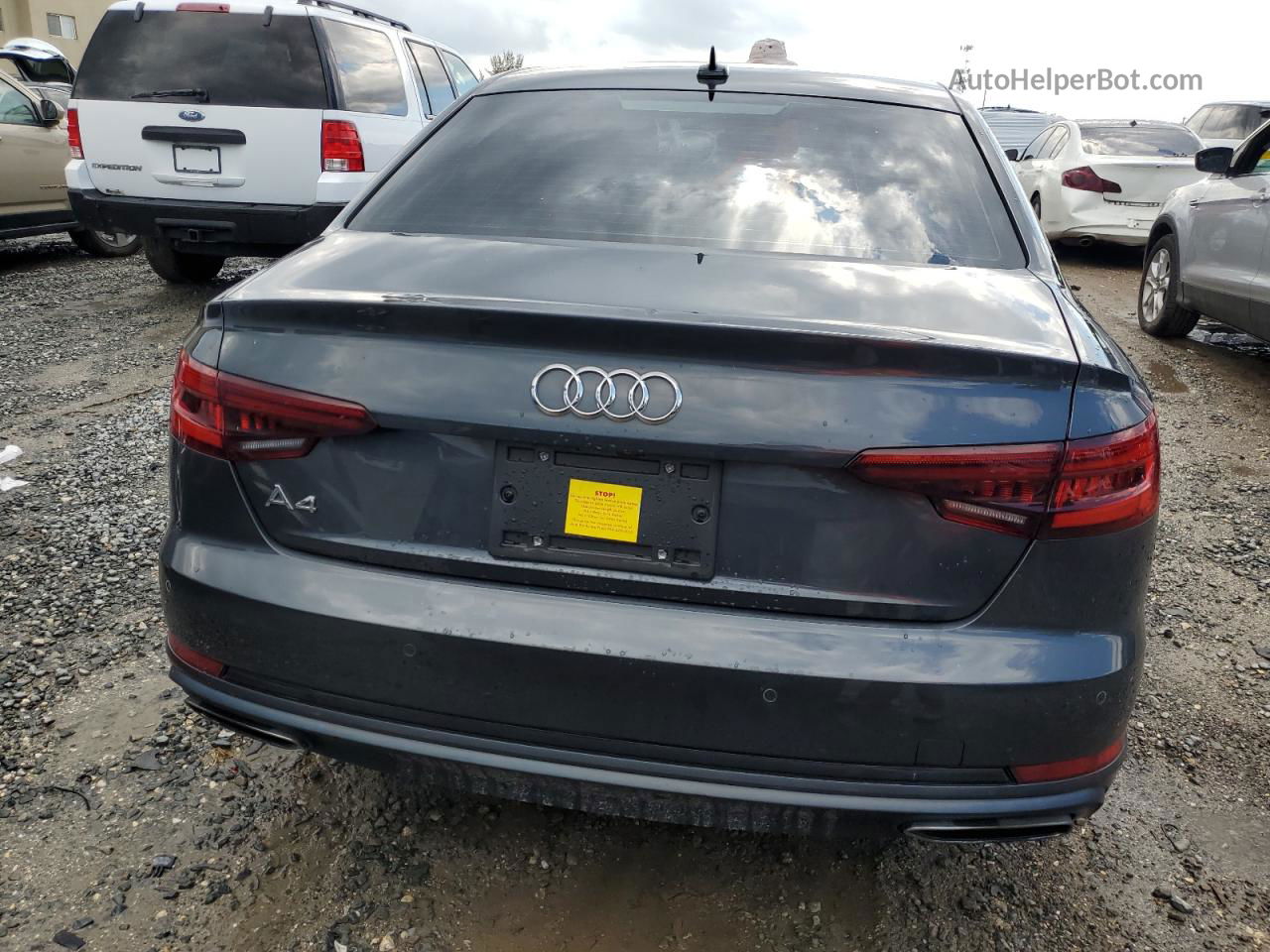 2019 Audi A4 Premium Gray vin: WAUGMAF47KA119435