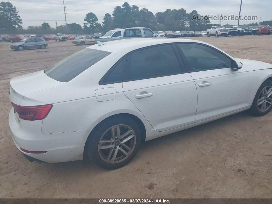 2017 Audi A4 2.0t Ultra Premium White vin: WAUGMAF48HA142263