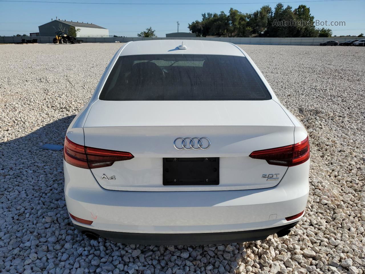 2017 Audi A4 Ultra Premium White vin: WAUGMAF48HN031155