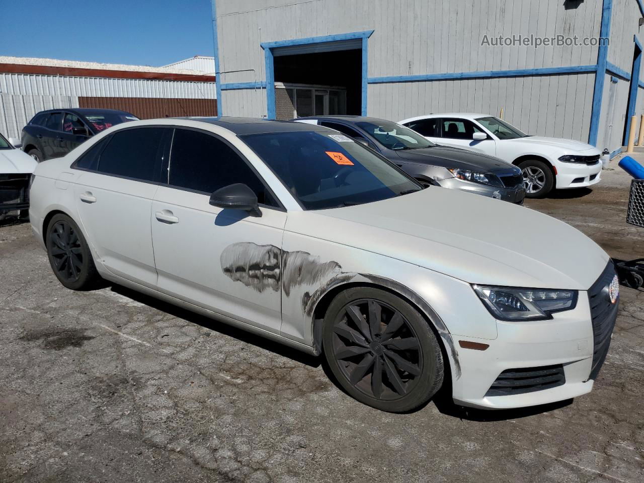 2017 Audi A4 Ultra Premium White vin: WAUGMAF48HN066455