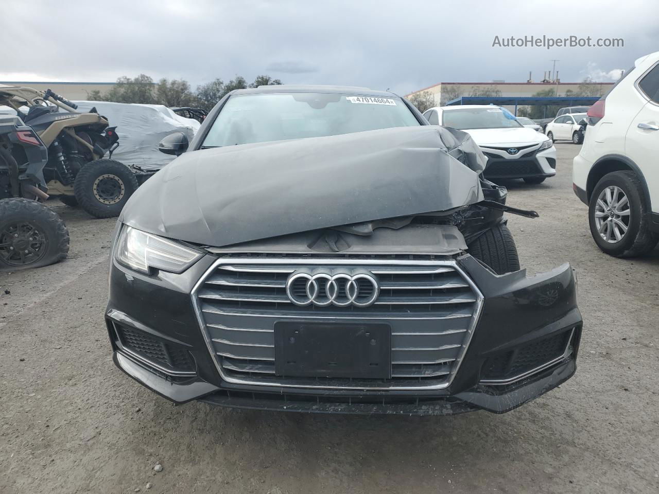 2019 Audi A4 Premium Черный vin: WAUGMAF48KA023779