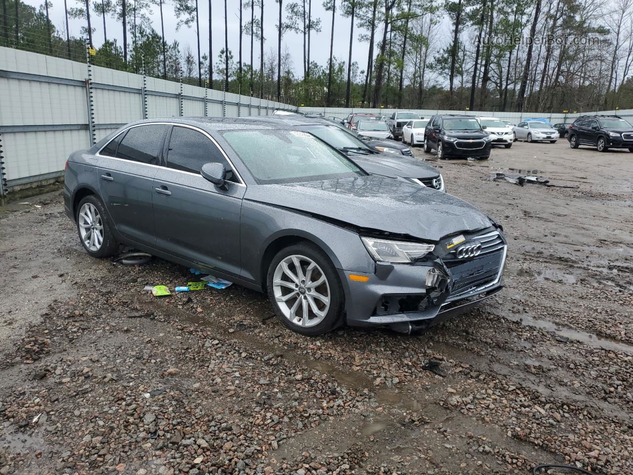 2019 Audi A4 Premium Серый vin: WAUGMAF48KA034412