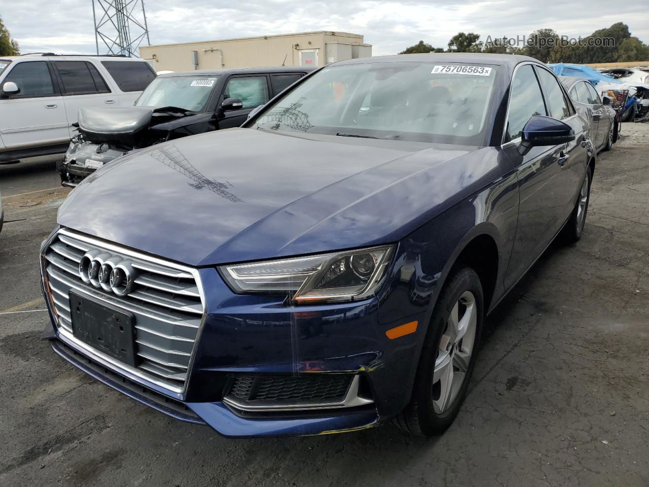 2019 Audi A4 Premium Blue vin: WAUGMAF49KA056385