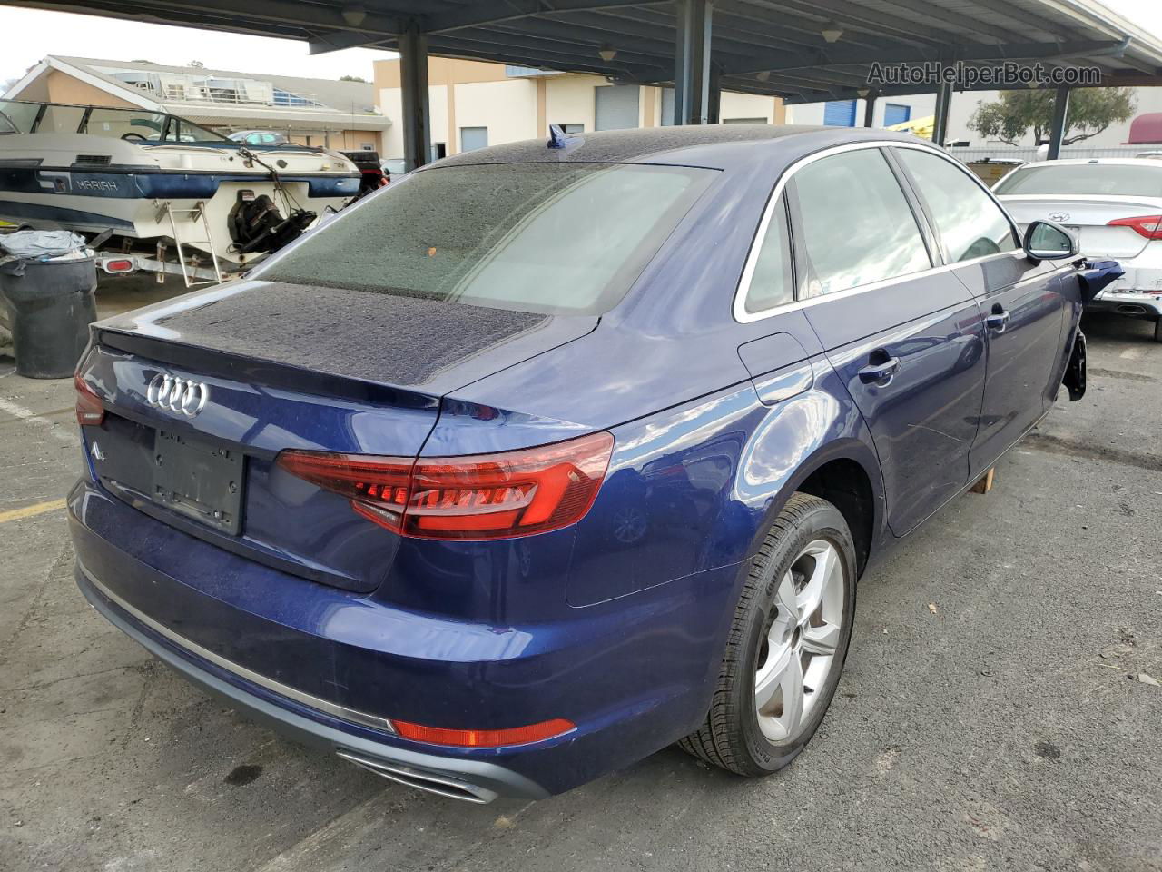 2019 Audi A4 Premium Blue vin: WAUGMAF49KA056385